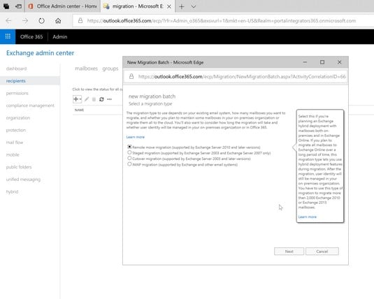 email migration Office 365