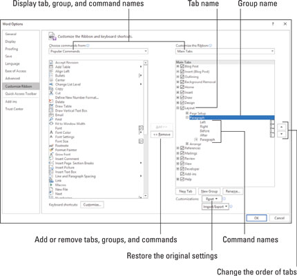 Customize Ribbon category