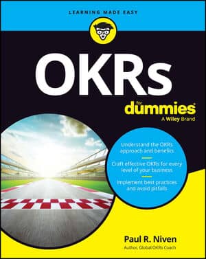 OKRs For Dummies book cover