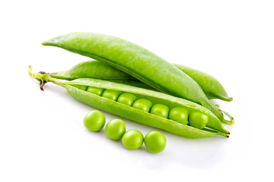 Like other legumes (beans and peanuts), peas are high in dietary fiber (4.4 grams per half cup) and rich in protein (4.29 grams per half a cup).