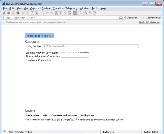 Wireshark traffic analysis