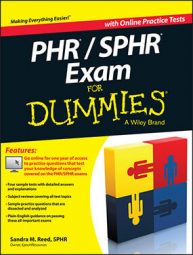 PHR / SPHR Exam For Dummies book cover