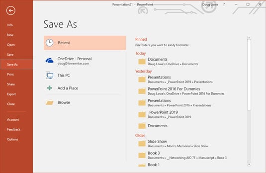 powerpoint-onedrive