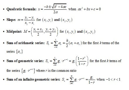 pre-calculus-formulas