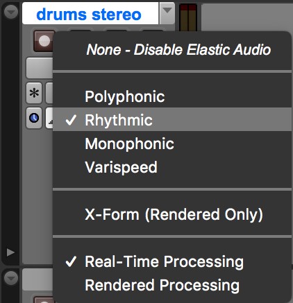 Pro Tools Elastic Audio