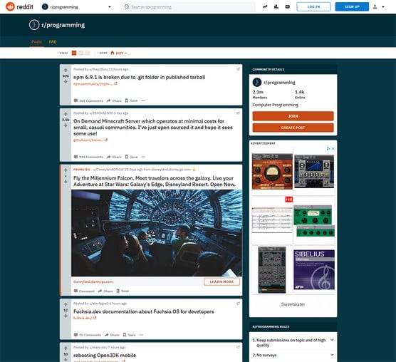 Reddit for Programmers