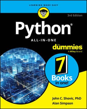 Python All-in-One For Dummies book cover