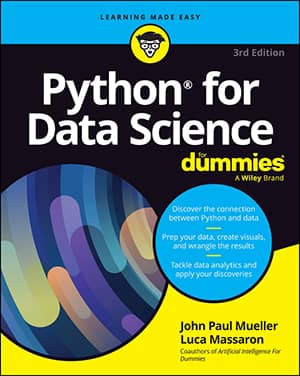 Python for Data Science For Dummies book cover