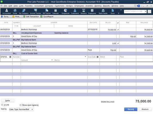 how to enter expenses in quickbooks with reminder