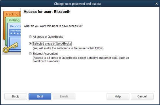 setting user access