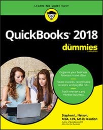 QuickBooks 2018 For Dummies book cover