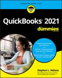 QuickBooks 2021 All-in-One For Dummies book cover