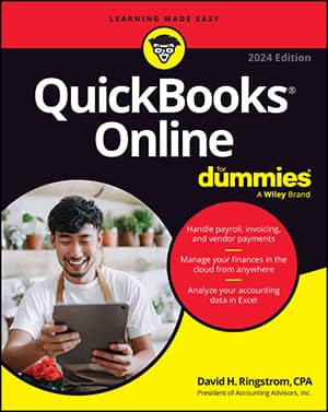 QuickBooks Online For Dummies book cover