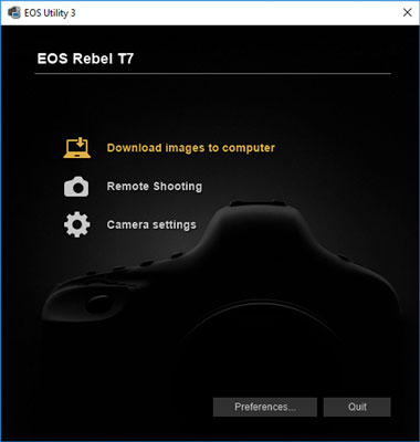 rebel-t7-canon-utility