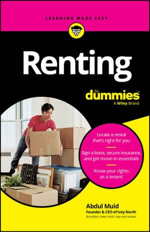Renting For Dummies book cover