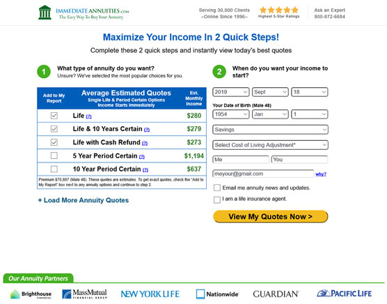 annuity calculator