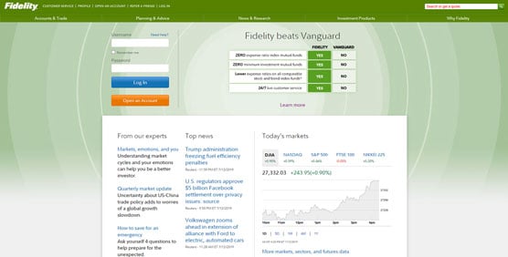 Fidelity vs. Vanguard