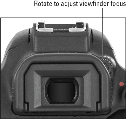 Set the language, time zone, and date. Adjust the viewfinder to your eyesight.