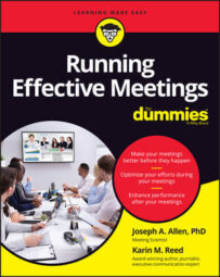 Running Effective Meetings For Dummies Cheat Sheet