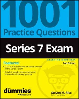 Series 7 Exam: 1001 Practice Questions For Dummies book cover