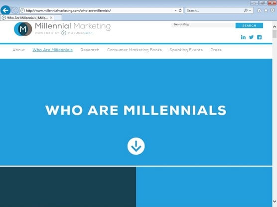 social media marketing to Millennials