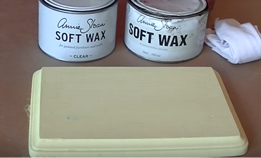 How to make and use a dark paste wax (for over chalk paint)