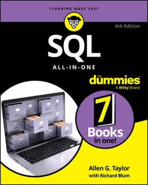 SQL All-in-One For Dummies book cover