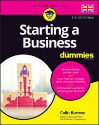 Starting a Business For Dummies, 5th UK Edition book cover