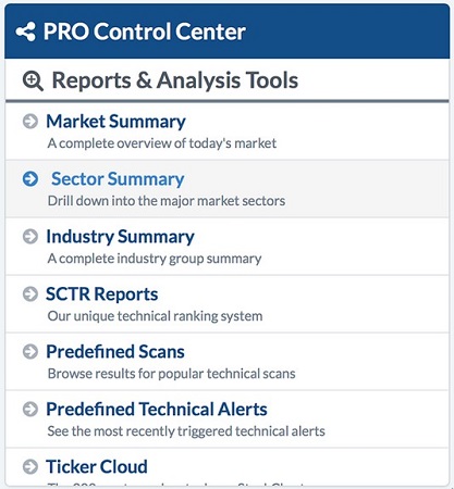 Pro Control Center stocks