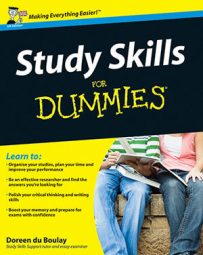 Study Skills For Dummies book cover