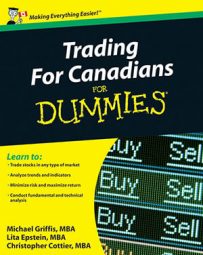 Trading For Canadians For Dummies book cover