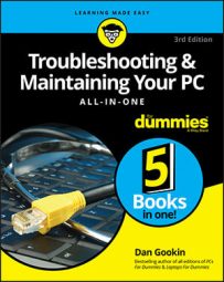 Troubleshooting & Maintaining Your PC All-in-One For Dummies, 3rd Edition book cover