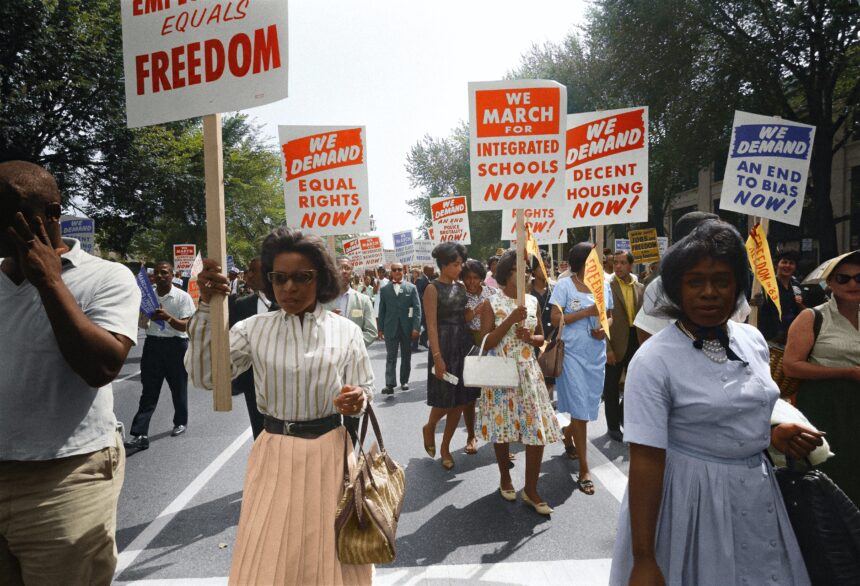 Civil rights Black women protesting
