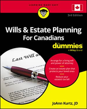 Wills & Estate Planning for Canadians For Dummies book cover