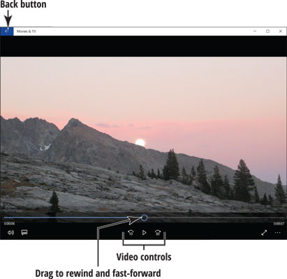 Watch Videos With The Windows 10 Movies Tv App Dummies