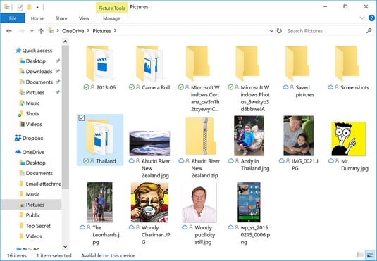 Public Files in Windows 10: Using the 