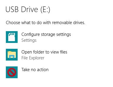 USB drive Windows 10