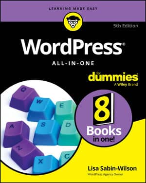 WordPress All-in-One For Dummies book cover