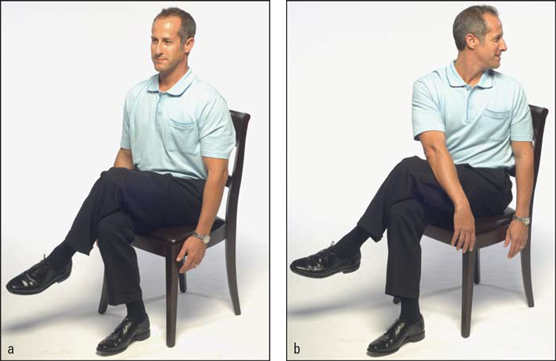 Seated spinal rotation