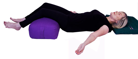 Yoga Nidra position.